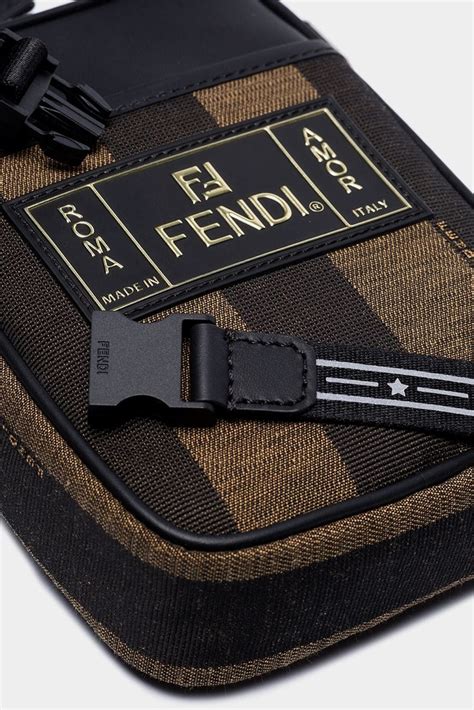 fendi messenger bag pequin stripe|fendi baguette.